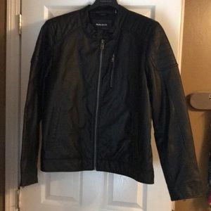 Brand new black faux leather jacket